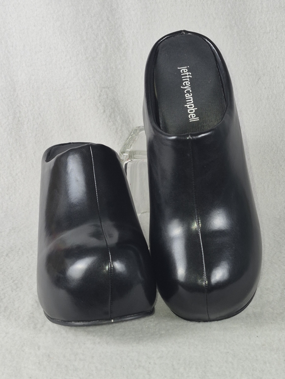 Jeffrey Campbell Women’s Cloggin Platform Wedge Clogs – Black – Size 6.5 - Picture 3 of 10